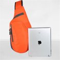 thumbnail image 2 of EYIIYE Adult Unisex Chest Bag, Travel Patchwork Waterproof Zipper Closure Bag, 2 of 7