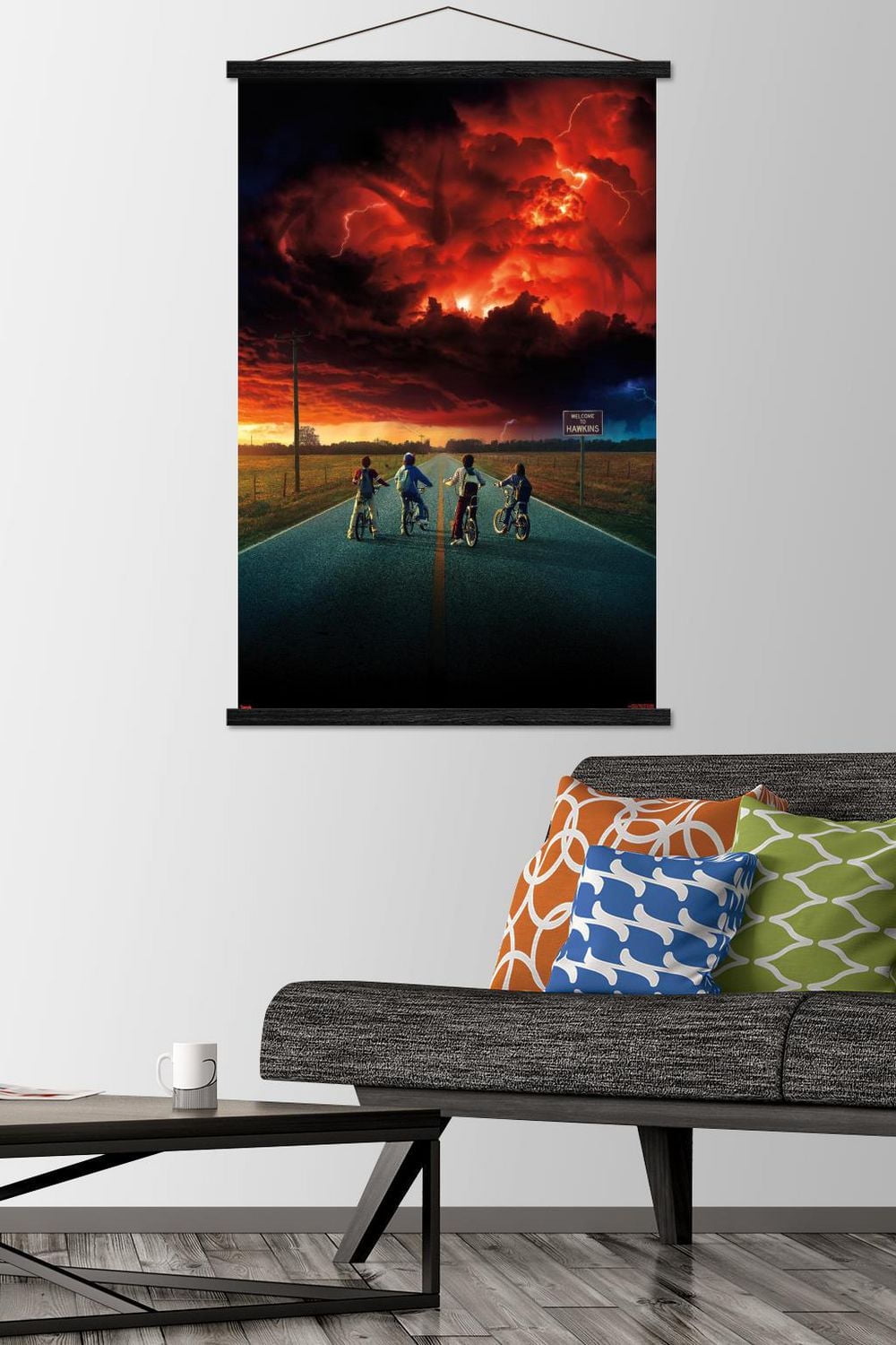 Netflix Stranger Things: Season 2 - Key Art Wall Poster, 22.375" x 34" Framed