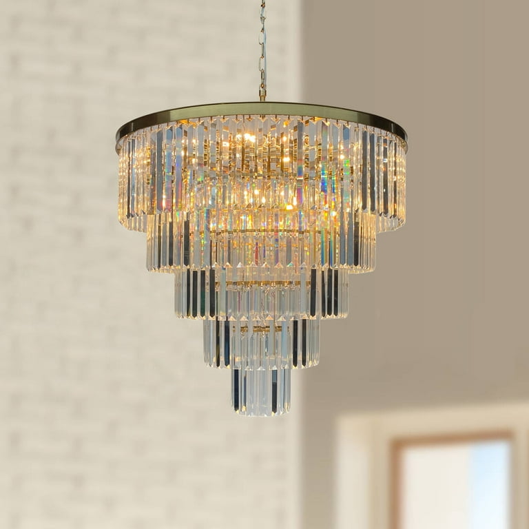Crystal prism best sale chandelier