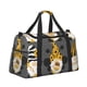 thumbnail image 2 of Disketp Bee Gnome With Sunflower Bolsa de Viaje Tipo Duffle, Bolso de Mano para Fin de Semana para Mujer, Bolsa de Gimnasio Ligera para Hombre, Esencial para Viajes, 2 of 7