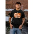 thumbnail image 4 of Happy Halloween Trick or Treat Bats Plus Size Crewneck Graphic Tee Shirt Brisco Brands 2X, 4 of 5
