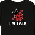 thumbnail image 4 of Inktastic 2nd Birthday 2 Year Old Ladybug Girls Long Sleeve Toddler T-Shirt, 4 of 5