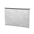 thumbnail image 2 of Fotbe Silver Glitter Reusable Cosmetic Bag Makeup Bag for Women Large Travel Cosmetic Pouch Girls' Make Up Organizer, 2 of 8
