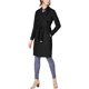 thumbnail image 1 of Gabardina con cinturón Michael Kors para mujer negro mediano, 1 of 1