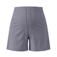thumbnail image 4 of Cavosen Womens Drawstring Shorts Viscose Over The Belly Loose Maternity Shorts Wide Leg Elastic Waist Pregnancy Shorts Solid Breathable Summer Lounge Pants, 4 of 9