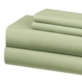 thumbnail image 1 of MAINSTAYS 250 Thread Count Cotton Rich Sage Green Sheet Set, 1 of 1
