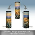 thumbnail image 5 of Highland Home "Radiant Sunflowers" 17 oz. Double Wall Stainless Steel Tumbler w/Lid, 5 of 6
