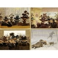 thumbnail image 2 of Henry, Edward Lamson 18x14 White Modern Wood Framed Museum Art Print Titled - The Artists Commentary on Womens Hats, 2 of 4