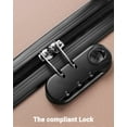 thumbnail image 6 of Gowill 4 Piece Luggage Sets with 7 Pieces Organizer Bags, 20/24/28/32 inch ABS Carry-on and Checked Suitcase Large Travel Sets, Rose, 6 of 12