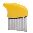 thumbnail image 4 of Cortador de patatas ondulado Ticfox acero inoxidable amarillo, 4 of 14