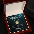 thumbnail image 3 of To My Girlfriend, You're Perfect Love Knot Necklace | To Girlfriend, 3 of 6