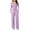 Purple, variant on UAMVSH Women's 2 Piece Outfits Slim Fit Long Sleeve Square Neck Cropped Tops Wide Leg Tracksuits Casual Loungewear Sets(X-Large,White)