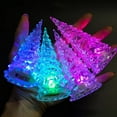 thumbnail image 4 of Wadada 1 Piece Acrylic Lighted Christmas Tree 8.66'' Colorful LED Night Light Xmas Table Top Holiday Decoration Color Changing Light Up Glitter Tabletop Figurine for Party Props, 4 of 7