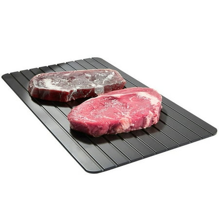 

Fast Defrost Tray Thaw Frozen Food Meat Fish In Minutes Kitchen Defrosting Tray No Electricity Chemicals Microwave Mat