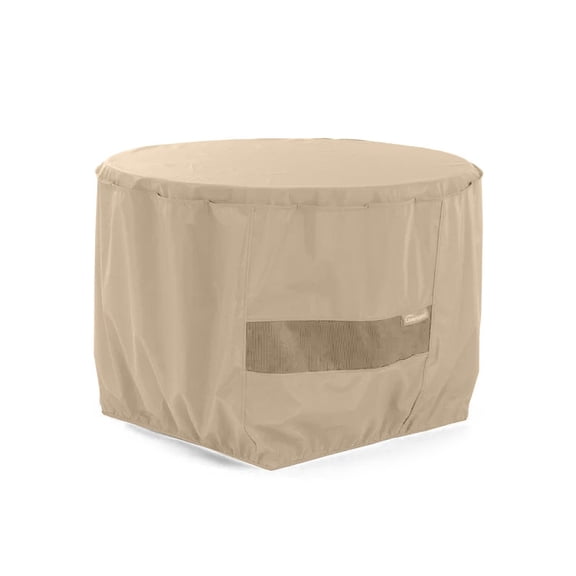 Covermates Round Fire Pit Cover 24"DIA x 18"H, Durable Vinyl, Water-Resistant