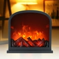 thumbnail image 3 of Mini Fireplace Lantern,Decorative Flameless Portable Electric Fireplace Light, Battery Operated USB Operated Fireplace Lantern Fireplace Lamp for Home Decor Christmas Ornament, 3 of 10