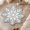thumbnail image 5 of Snowflake Doormat, Winter Welcome Mat, Cute Christmas Decorative Non-Slip Washable Rug for Indoor Outdoor Entrance, Home Bathroom Snowflakes Design, 5 of 6