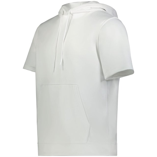 Augusta Sportswear Sweat à Capuche à Manches Courtes pour Homme, Blanc, 3X-Large