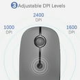 thumbnail image 6 of Bluetooth Mouse, Jelly Comb Slim Dual Mode 2.4GHz Wireless Mouse for Laptop, MacBook, PC, 6 of 8