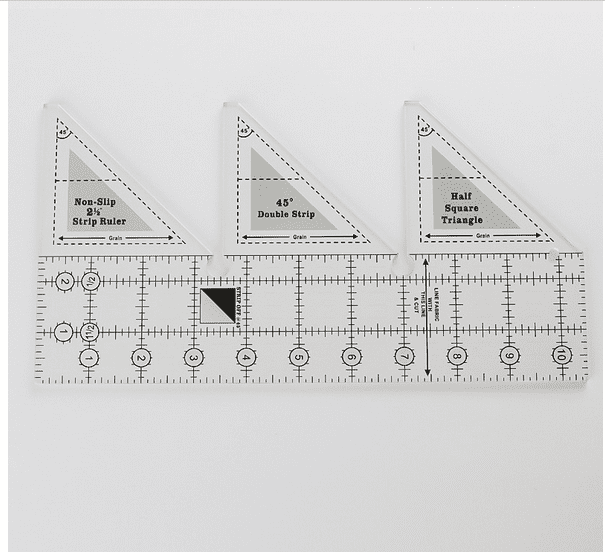 45 degree quilting ruler