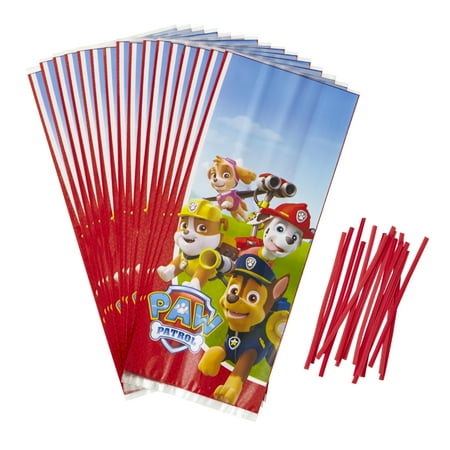 Safari Treat Bags - (3 pack) Wilton Paw Patrol Party Treat Bags, 16-Count