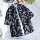 thumbnail image 2 of Camisetas de manga corta con estampado hawaiano Stly de verano para hombres y mujeres Fridja hj5088, 2 of 4