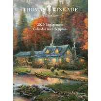 Thomas Kinkade Studios 2026 Monthly/Weekly Engagement Calendar with Scripture, (Paperback)