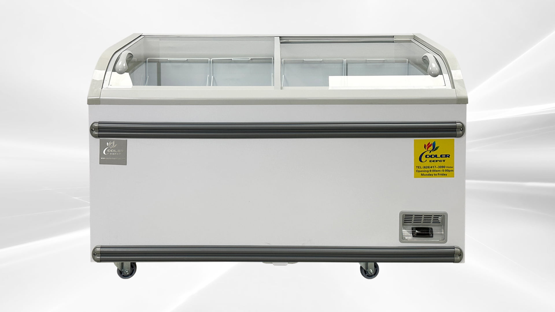 Cooler Depot 56 In. Supermarket Grocery Freezer Commercial Chest Freezer WD-500Y, NSF Certified