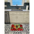 thumbnail image 3 of Boerboel Mastiff Poinsettas Machine Washable Memory Foam Mat, 3 of 4