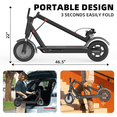 thumbnail image 2 of Adults Electric Motorized Scooter for Teens,Foldable 10" Solid Tires,Fast 19 mph,Long Range,350W Commuter E Scooter,Dual Suspension, 2 of 7