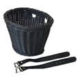 thumbnail image 2 of Meileang Bicycle Basket Large Capacity Strong Load-bearing Universal Simple Installation Hand-Woven Imitation Rattan Bike Handlebar Basket, 2 of 8