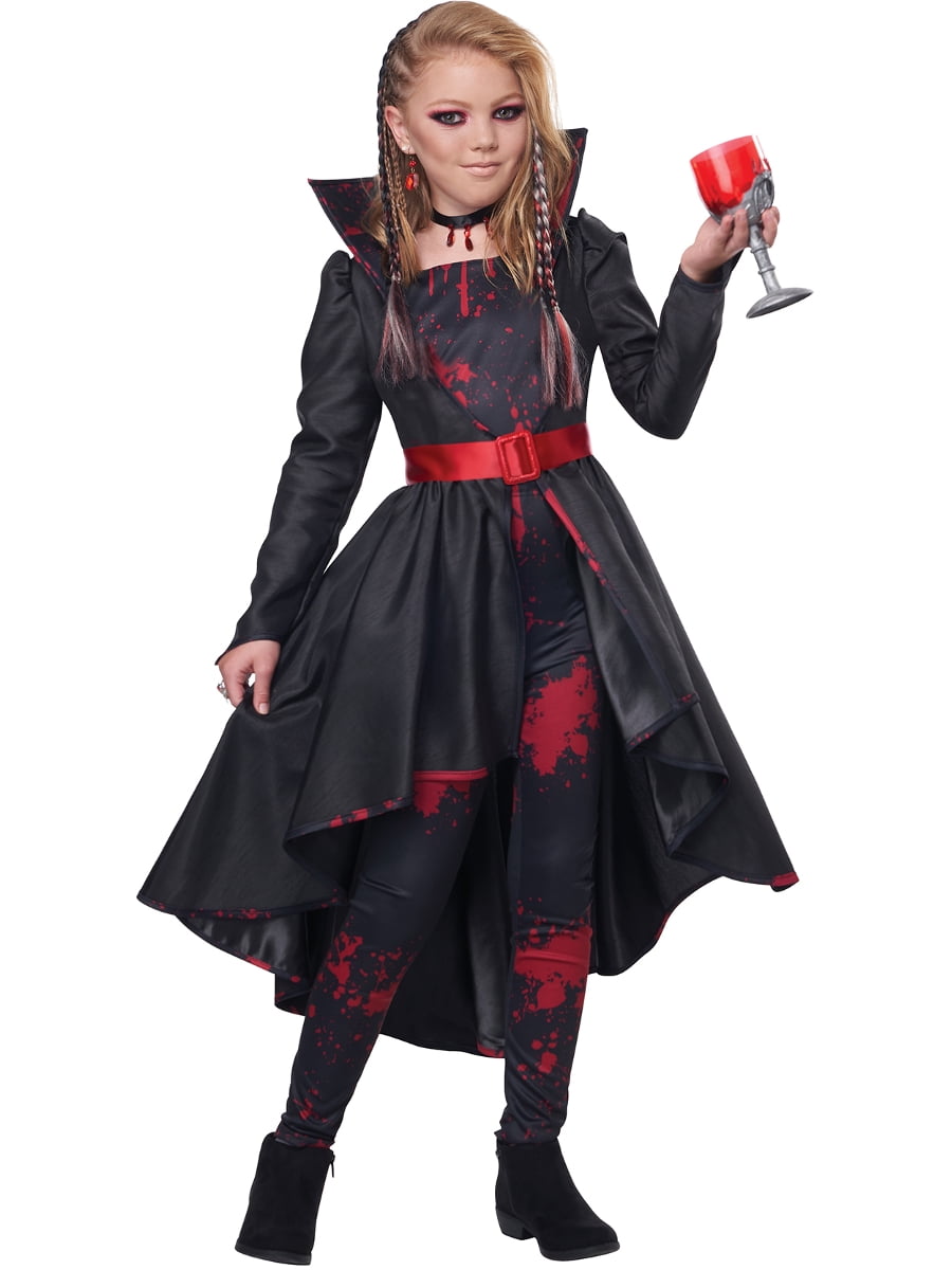 California Costumes Bad Blood Vampire Girl's Halloween Fancy-Dress ...