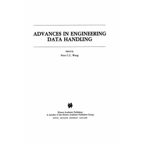Advances in Engineering Data Handling: Case Studies, (Hardcover)