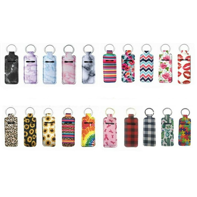 Sublimation Chapstick Holders BLANK, Set of 10 Holders, Decorate