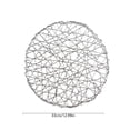 thumbnail image 3 of Napperon Rond en Corde de Papier Tressée avec surface Résistante à la Chaleur, Imperméable et à l'Huile, Accessoire de table Décoratif, Diamètre 33 cm, 3 of 6