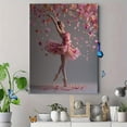 thumbnail image 4 of Ballerina Dance Flower Canvas Print for Living Room Bedroom Dining Room Entryway Office Studio Hallway Hotel Lobby Cafe Boutique Decor, 4 of 8