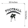 thumbnail image 4 of Boys Football Active Sports Wall Decal Decoration Football Wall Decal for Boy's Room Decor Art Lasts Years and Easily Removable - Size: 20 In(W) x 16 In(H), 4 of 5