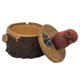 thumbnail image 1 of Decoraciones de Cenicero de animales, accesorios estables, ornamento Retro a prueba de viento, cigarrillos portátiles, soporte creativo para cigarros Búho Sunnimix Cenicero creativo, 1 of 7