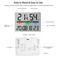 thumbnail image 2 of Can Be Wall Mounted Lcd Temperature Humidity Electronic Clock, 2 of 5