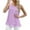 Purple, variant on Prolriy Tank Tops for Women, Women Chiffon Tank Sleeveless Top Double Casual Blouse Tunic Womens Tops Summer Tops for Women Trendy Light Blue S