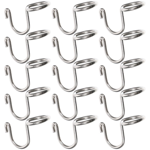NICEXMAS 15pcs Space Saving Hanger Hooks for Closet Organization and Household Users