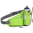 thumbnail image 2 of Running Water Bottle Hydration Belt with Hiking Walking Waist Pack Reflective Adjustable, 2 of 5