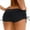 A-Black, variant on Womens Swim Shorts Stretchy Sporty Bathing Suit Bikini Bottoms Side Drawstring Boyshorts Board Shorts