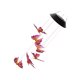 thumbnail image 2 of Cadena de luz solar que cambia de color, lámpara de carillón de viento, LED, luz colgante decorativa para exteriores, animal, rojo rosa Sweethay HA005375-03B, 2 of 6