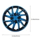 thumbnail image 2 of WORGEOUS Tapacubos para rueda de coche, tapacubos de 15,55 pulgadas, accesorio de reinstalación automática (azul y negro), 1 ud., 2 of 8