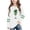 White, variant on Girls Green Long Sleeve St Patricks Day Top Shamrock Clover Graphic Tee Asymmetrical Hem Kids Holiday Shirt,Size 13 T