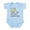 Sky Blue, variant on CafePress - Astoria Thing Infant Bodysuit - Baby Light Bodysuit, Size Newborn - 24 Months
