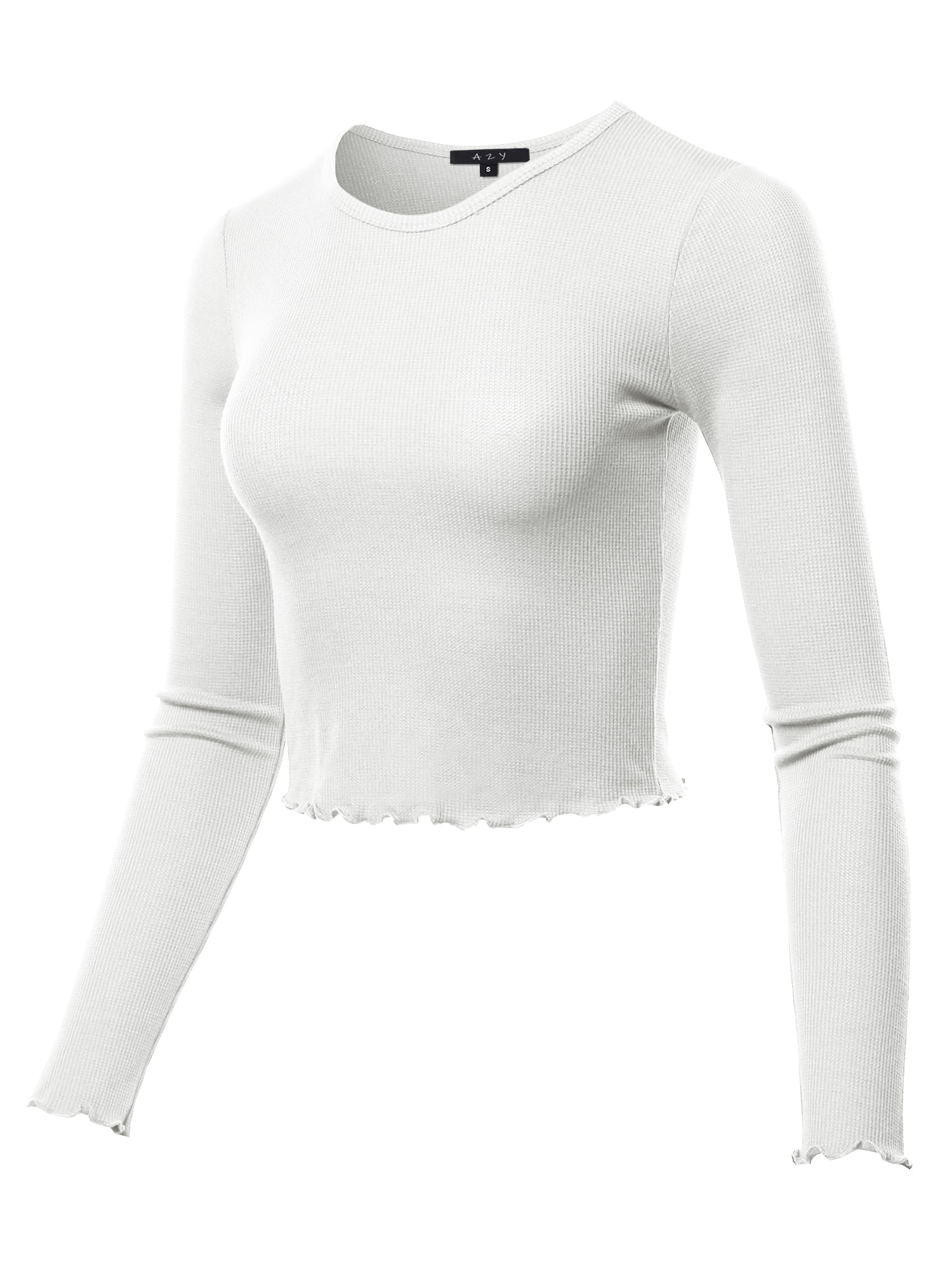 cropped thermal long sleeve