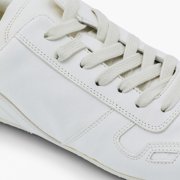 Rick Owens White Leather Shark Sole Sneakers White (Women's)