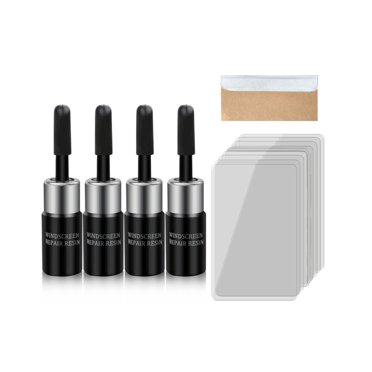 Matoen12 Kit de Réparation de Verre Automobile Nano Fluide de Réparation de Pare-Brise de Voiture Résine Verre Craquelé, Ensemble de Correcteurs de Verre, Réparation de Fissures pour Voiture